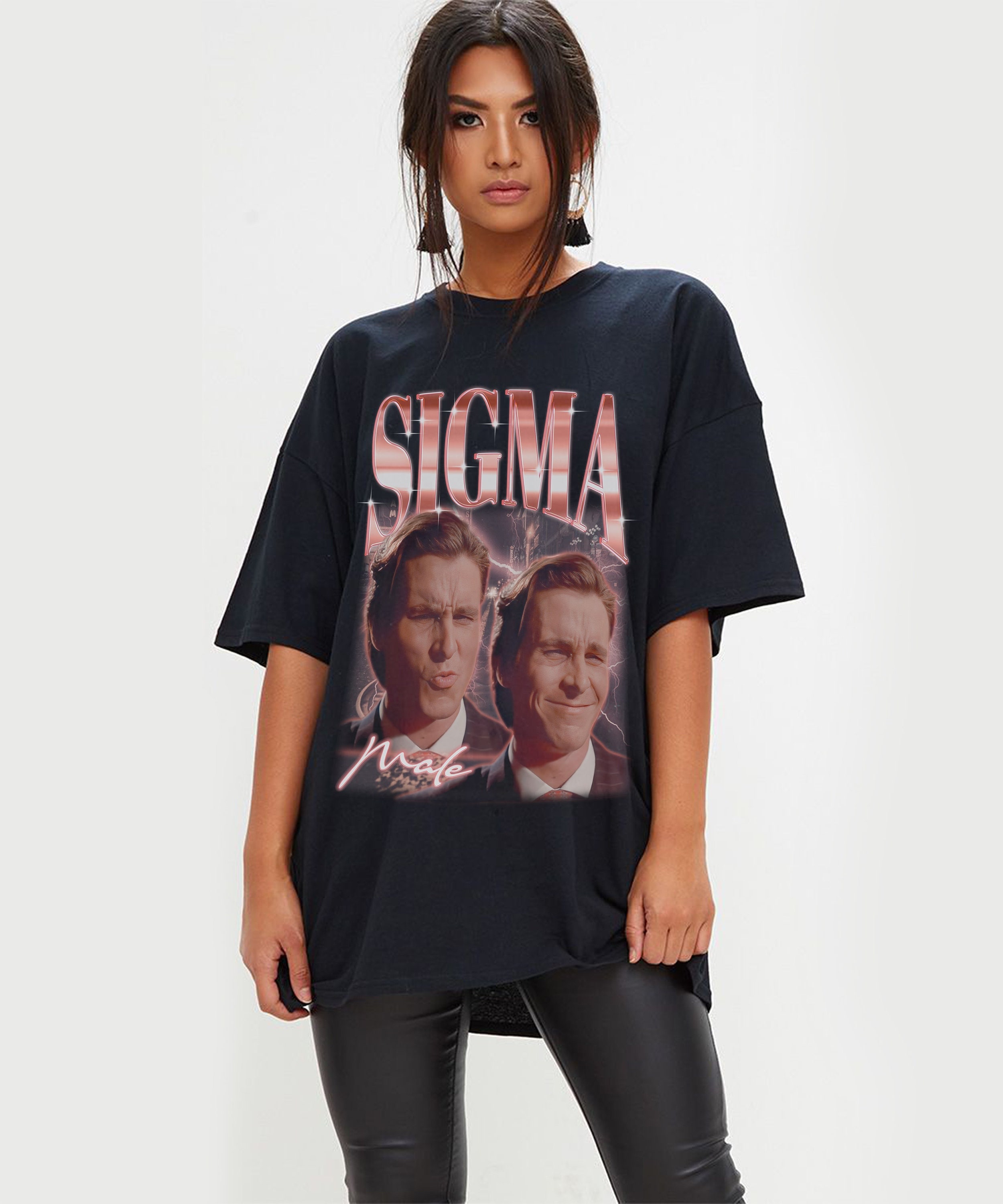 SIGMA MALE Patrick Bateman Vintage Shirt, Patrick Bateman Homage 