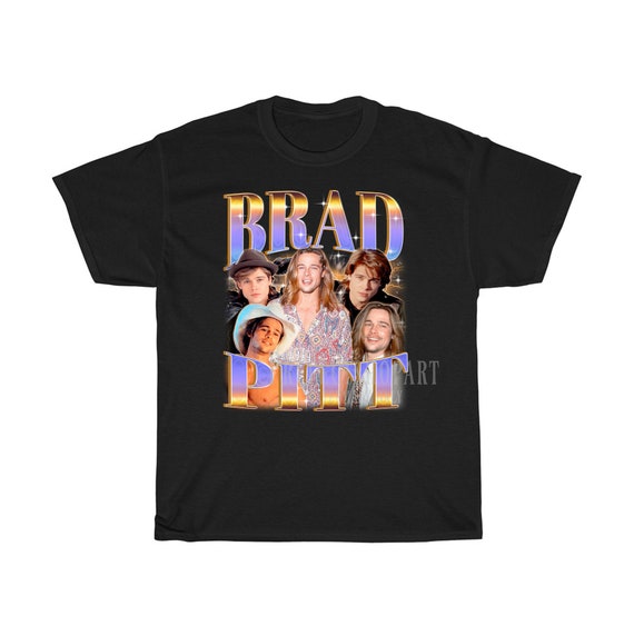 BRAD PITT 90s Vintage Homage Unisex Sweatshirt Retro 90s 