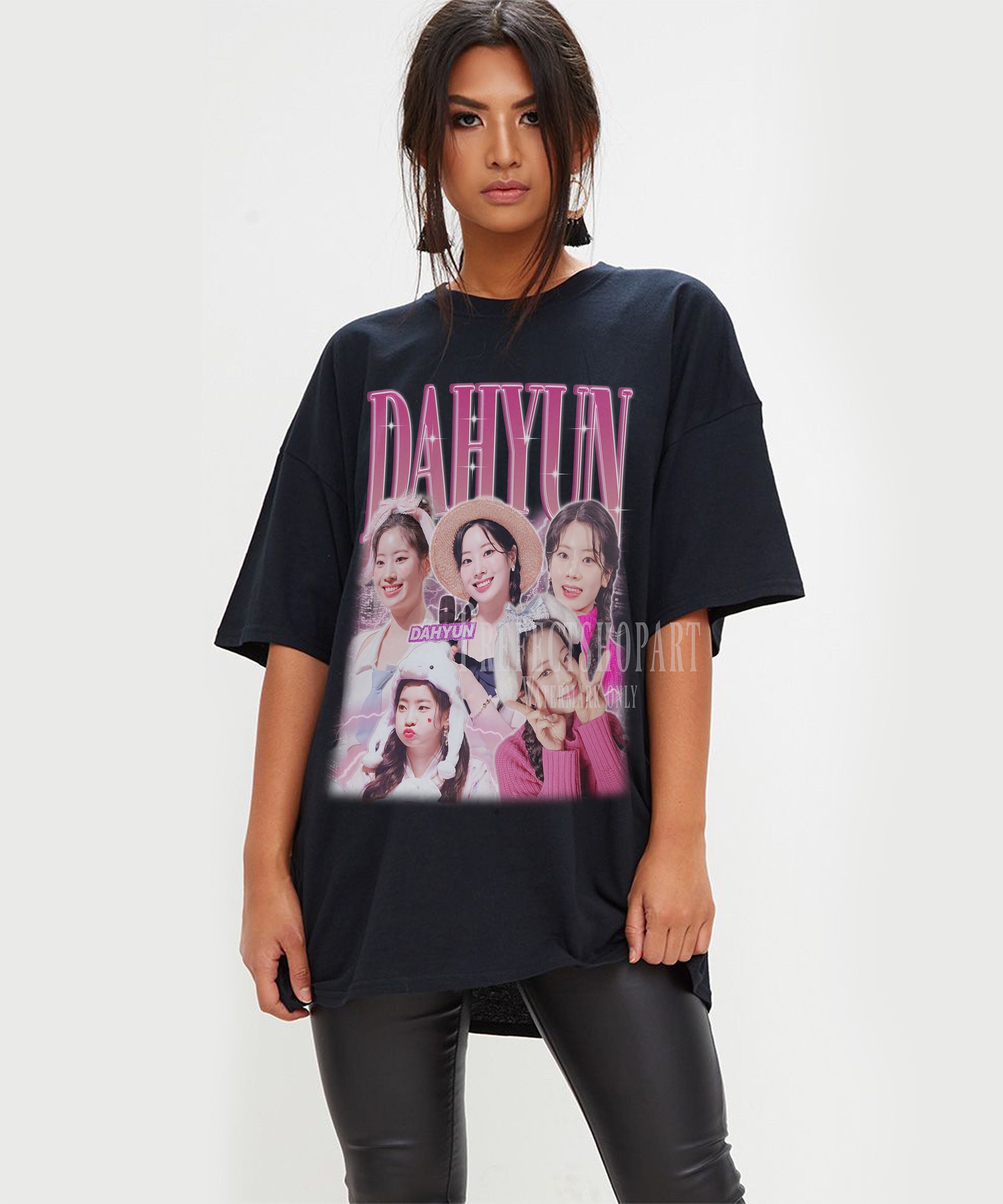 DAHYUN Twice Vintage Shirt, TWICE Kim Da-hyun Hyun Homage Tshirt