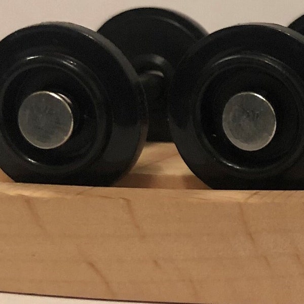 Plastic Wooden Toy Train Wheels and Axle Assembly