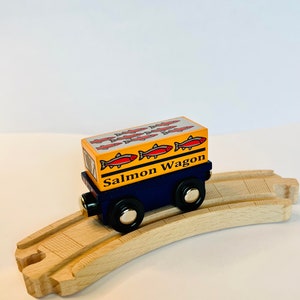Alaskan Salmon Wagon Wooden Train