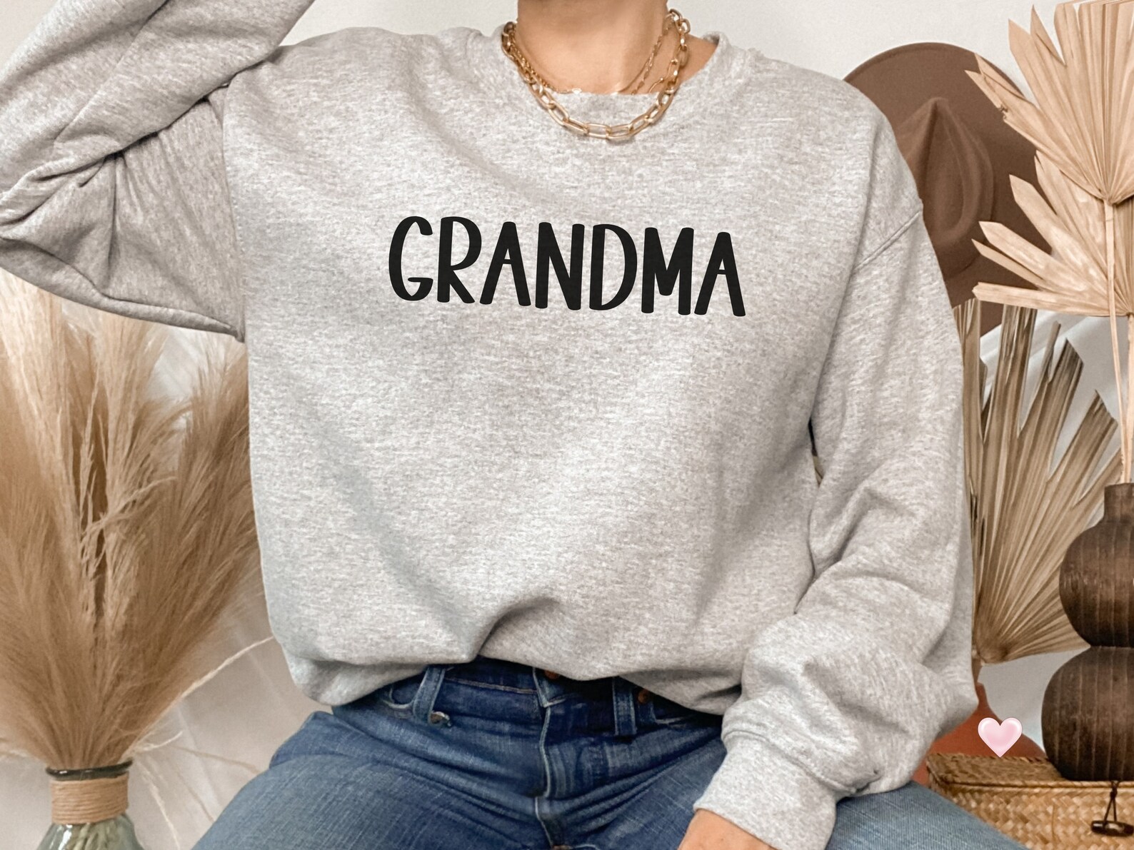 Grandma Sweatshirts New Grandma Crewneck Sweatshirt Gift Etsy