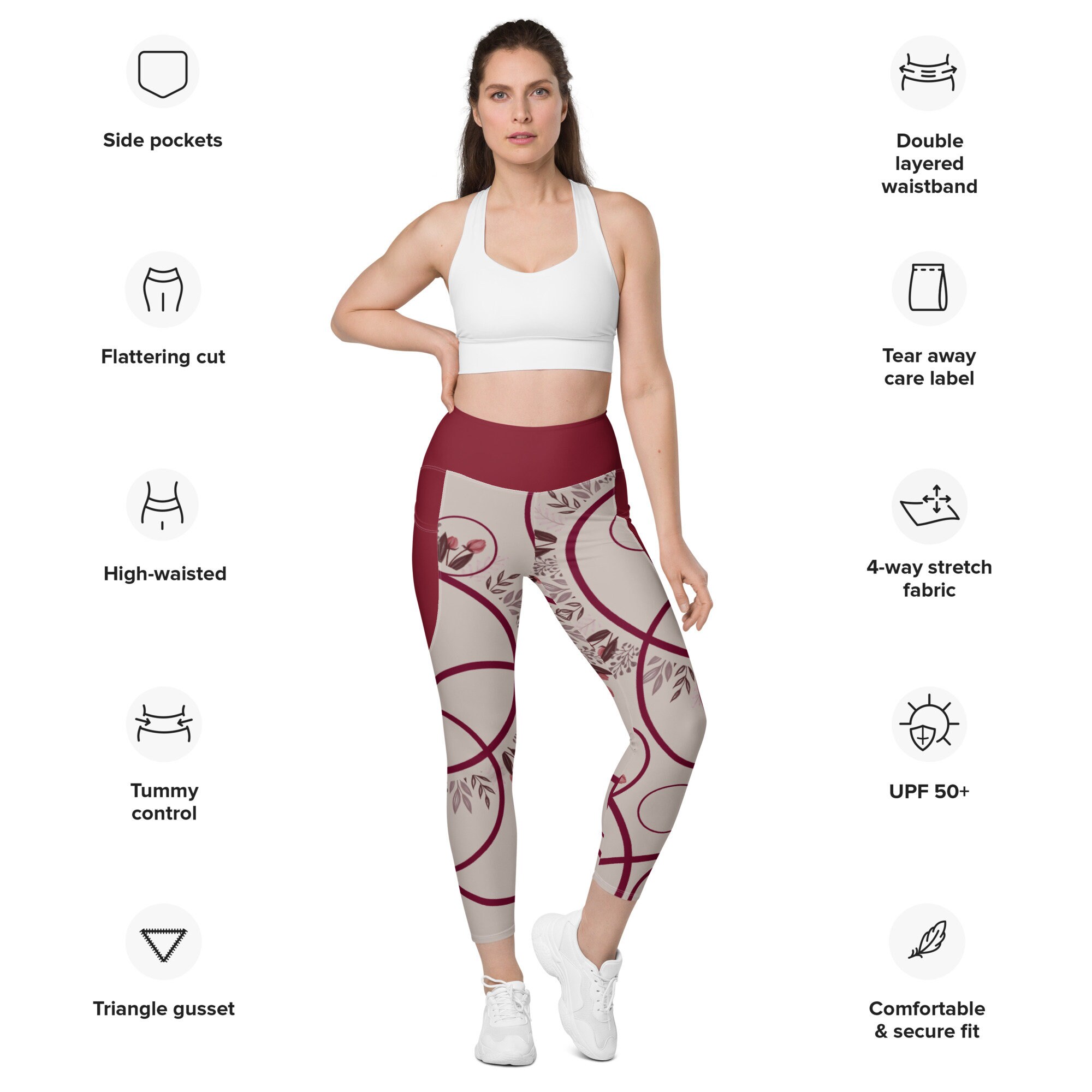 Tulip Leggings With Pockets | Etsy 