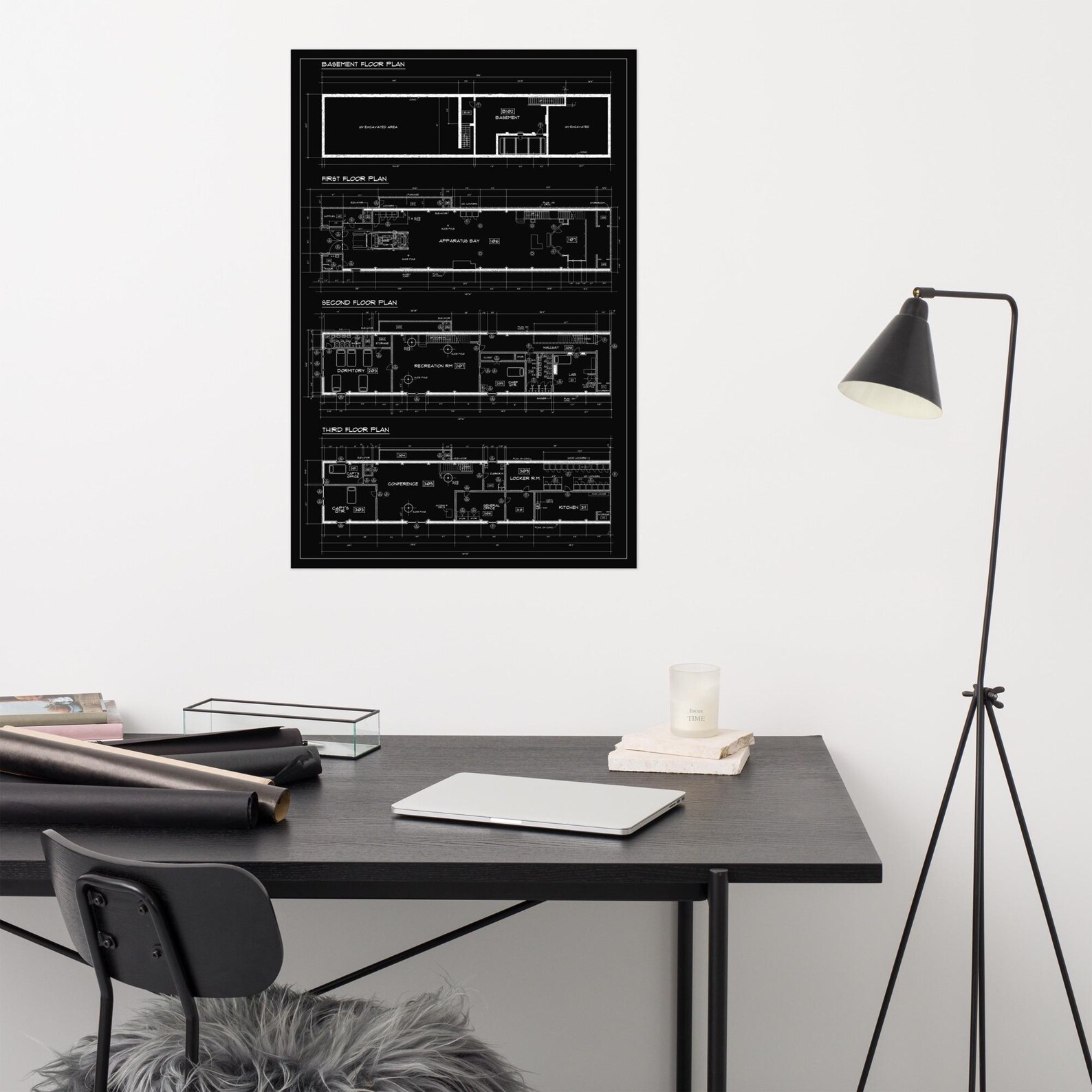 Ghostbusters Layout Ghostbusters Firehouse Floor Plans - Etsy