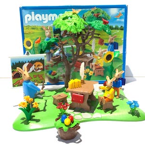 Vintage Easter Playmobil Bunny School | Rare Easter Bunny Set 6173