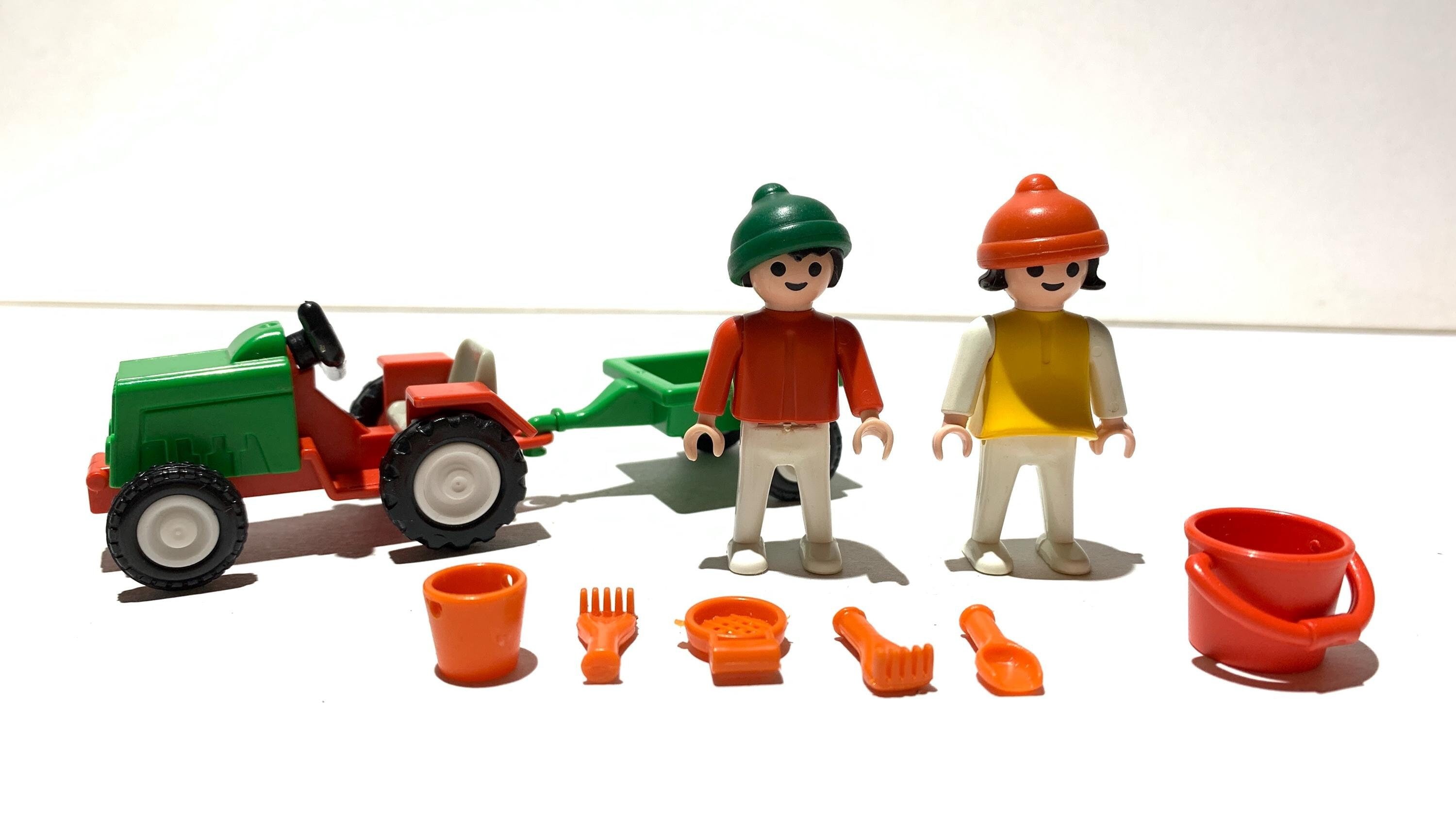 PLAYMOBIL T4208 Ferme - Barra Di Supporto Posteriore Nera Per Trattore Vintage 3500 - Usato