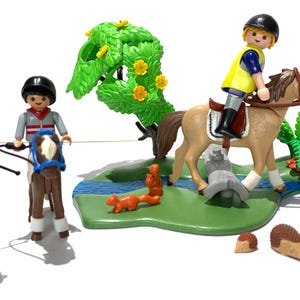 Playmobil Country - Fröhlicher Ausritt 6947 (5685) / Reiterhof / Reitstall / Pferde / Pony / Geburtstagsgeschenk Mädchen /
