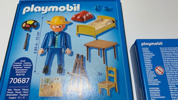 Playmobil Van Gogh Museum 18pc 8pcセット Van Gogh Painting Playmobil Bedroom Arles & Painting