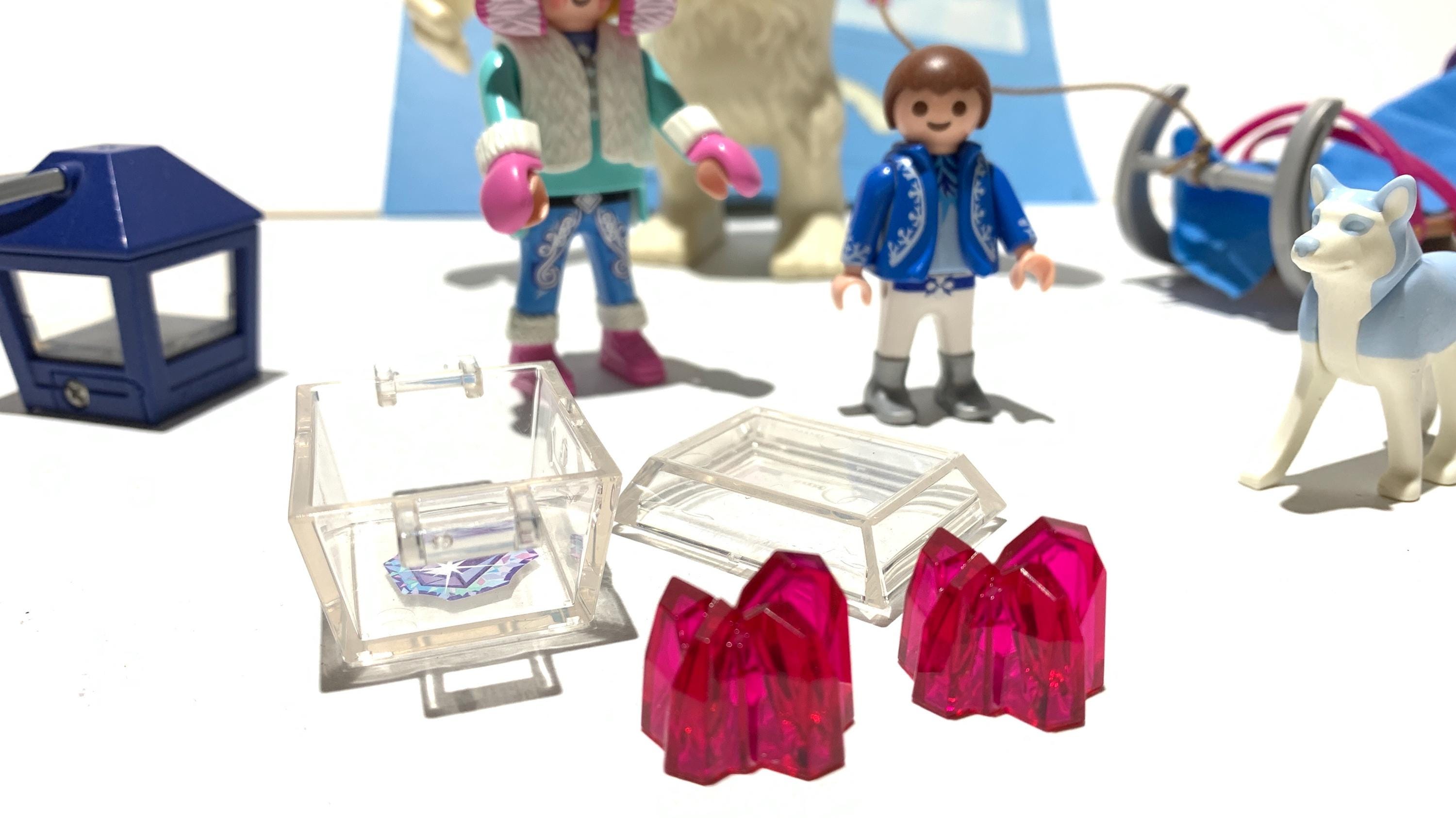 Playmobil Magic Yeti With Sleigh 9473 / Wolf / Belongs to Set