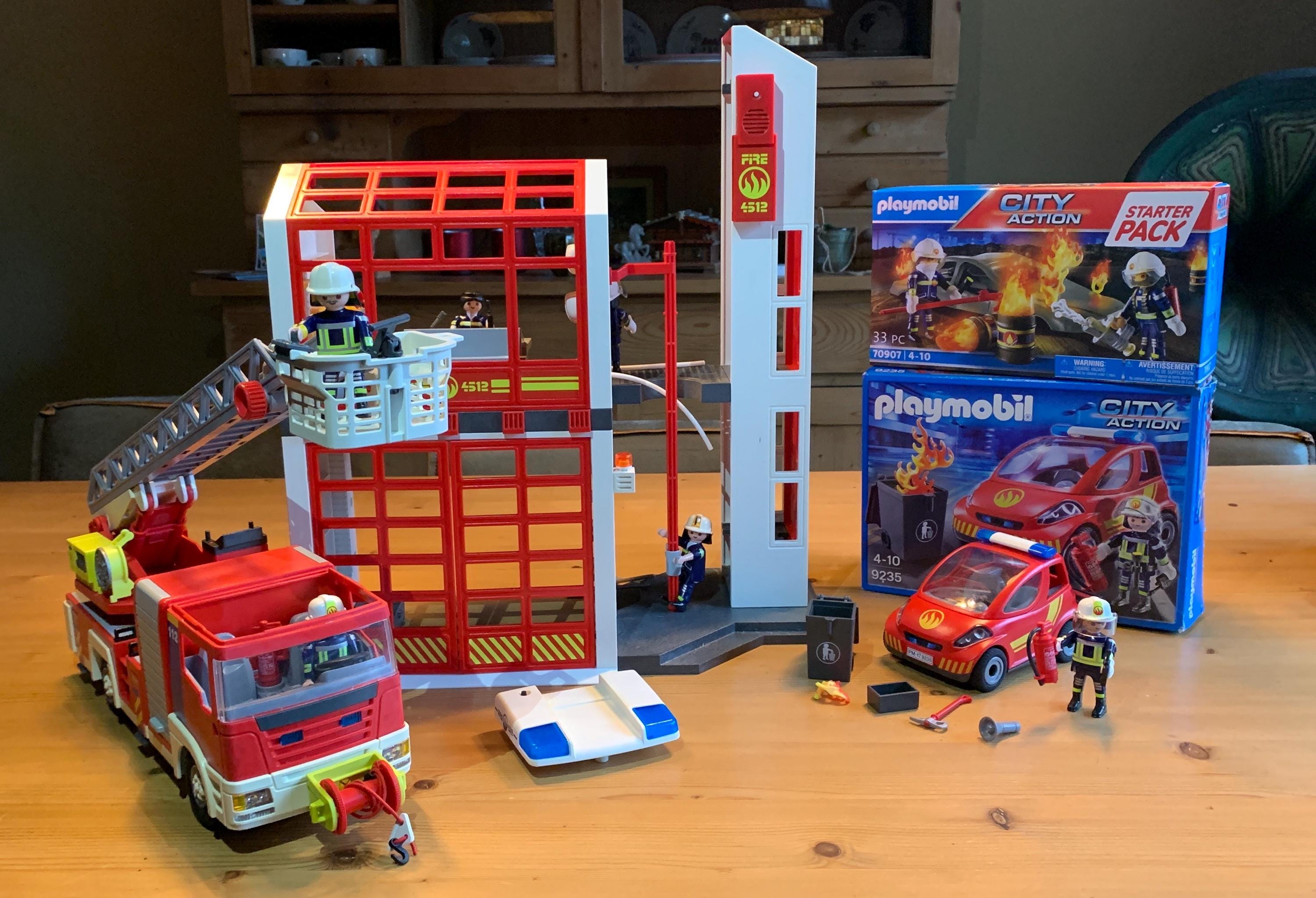 Playmobil fire car 9235 sale