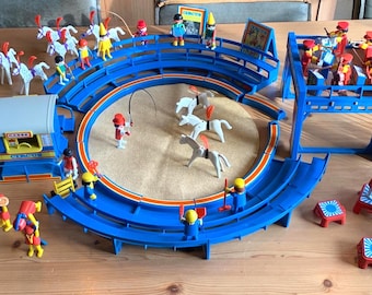 Set Playmobil Vintage Cirque 1978 - Personnages Employés, Accessoires, Lot #1