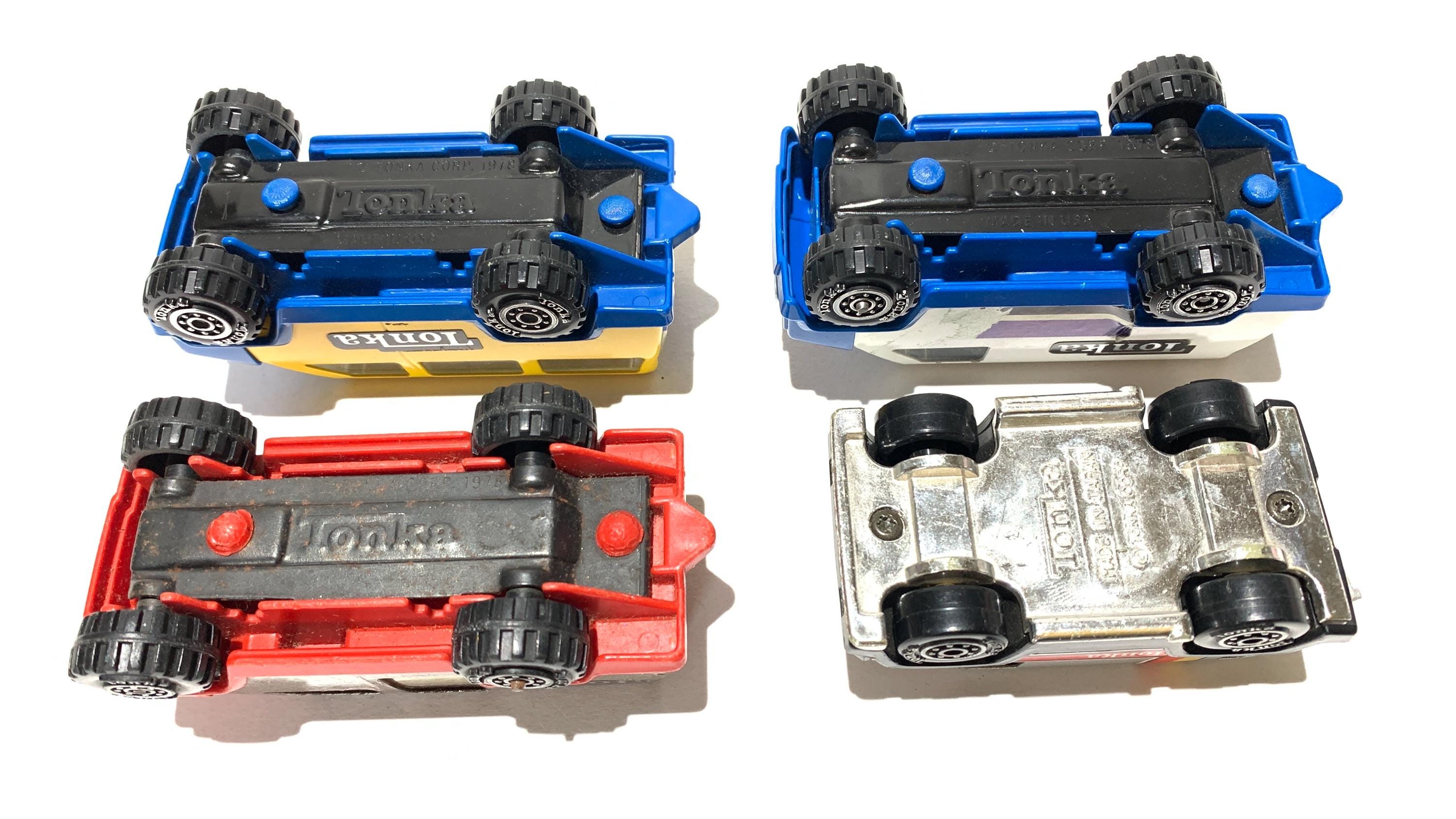 Tonka Collection - US Van - 4 Vintage Diecars 1970s - Birthday
