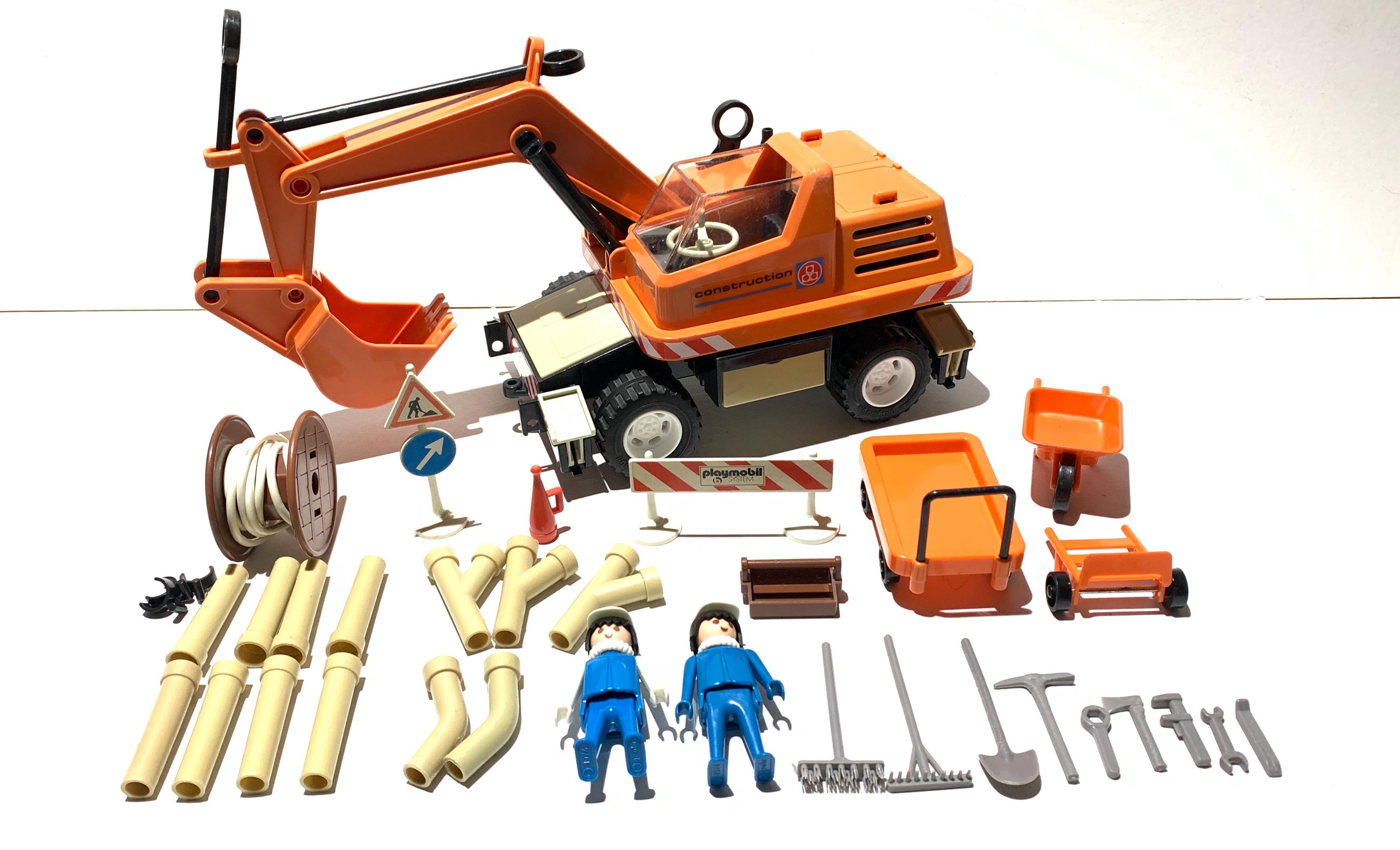 プレイモービル3472ショベルカー工事車両オールドモビplaymobil プレイモービル3472ショベルカー工事車両オールドモビplaymobil