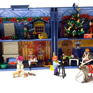 プレイモービル クリスマス おもちゃ 9495 / 光るクリスマスツリーで