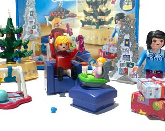 Playmobil Christmas Toys 9495 Living room in Christmas style with  luminous Christmas tree Toys Birthday gift Christmas present girl