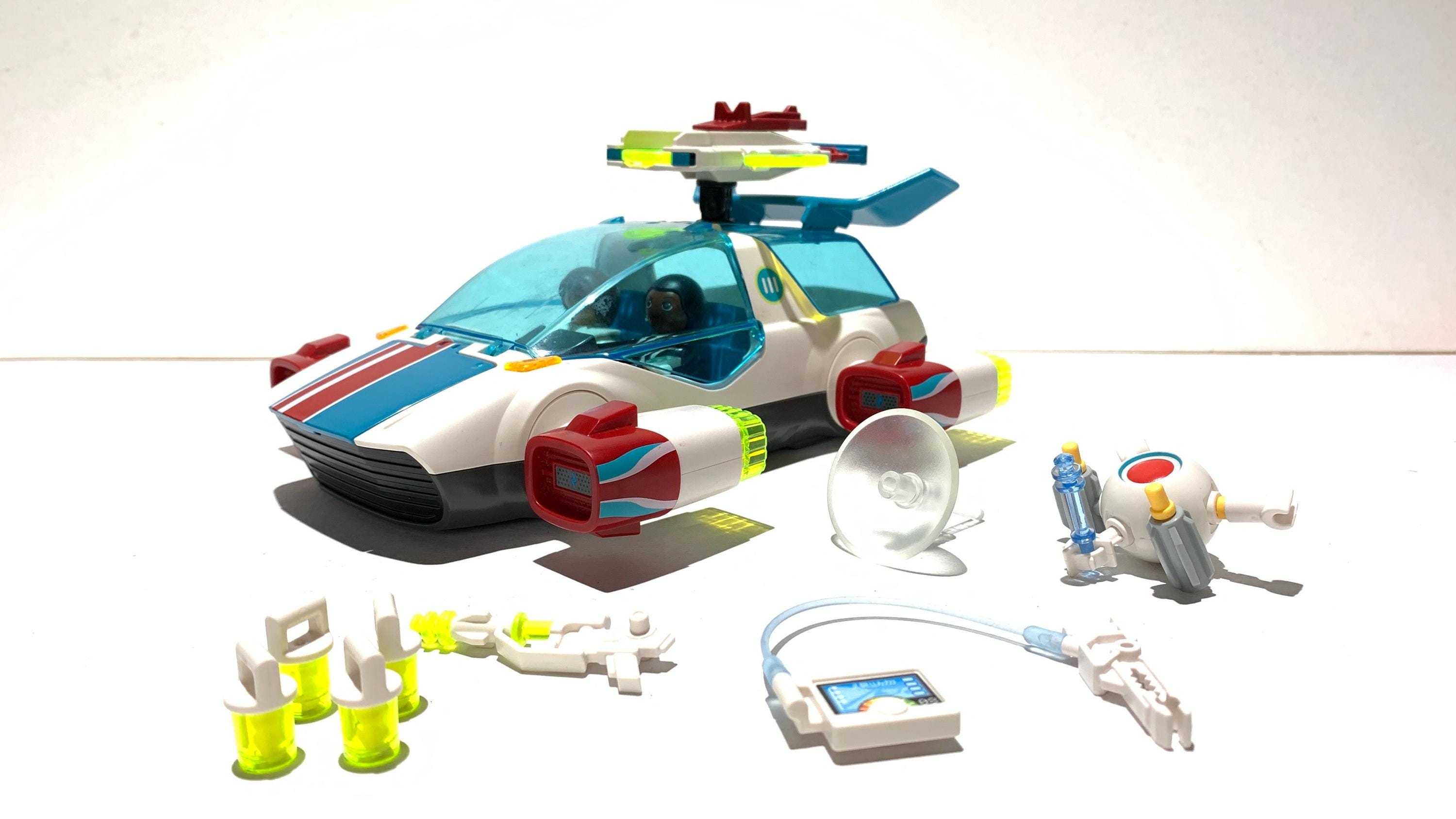 Playmobil Super 4 Flying Car / Fulgurix With Gene Set Nr. 9002