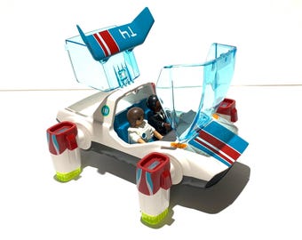 プレイモービル F1カー2台セット プレイモービル スーパー4 フライングカー / フルグリックス ジーン