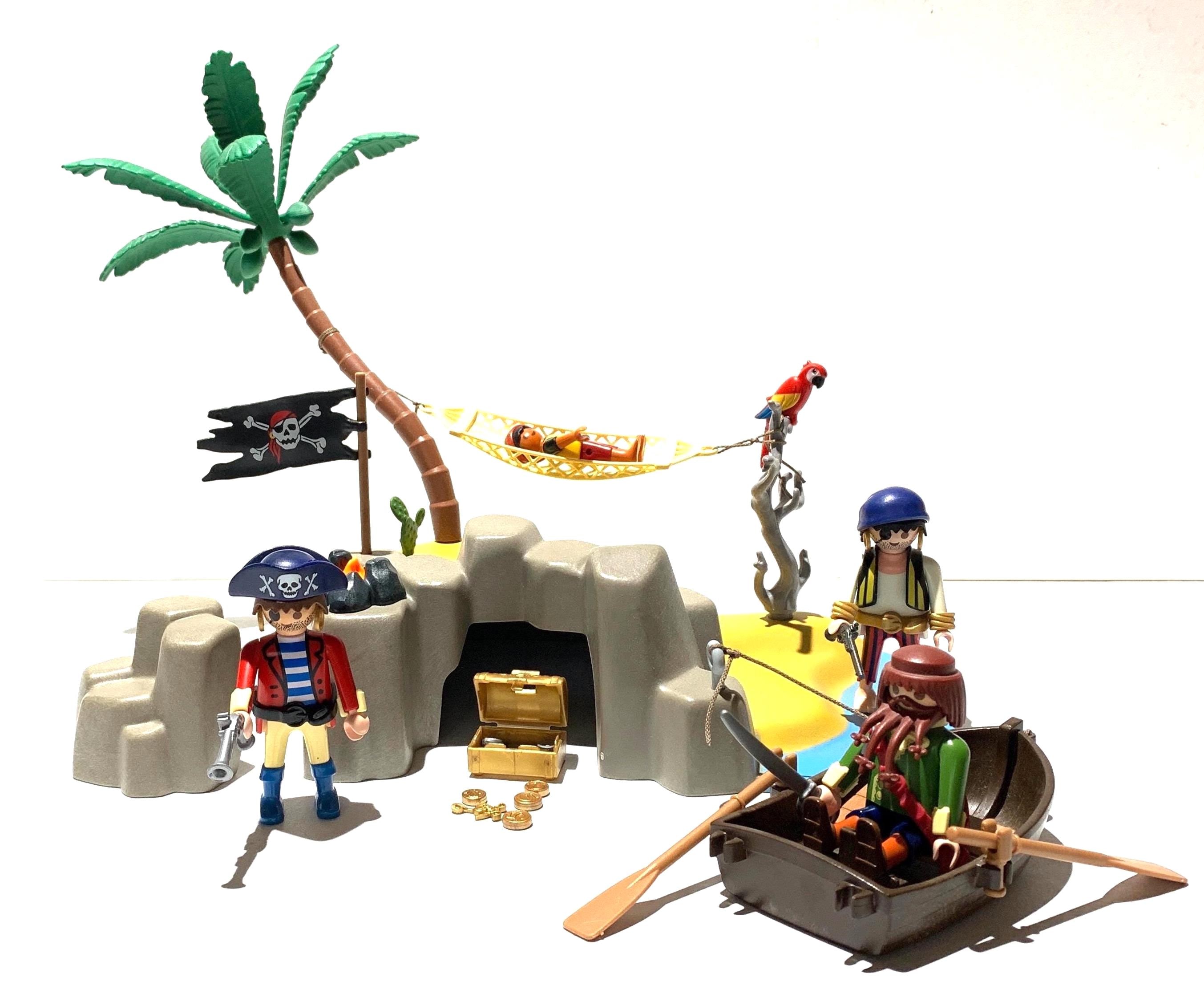 Playmobil Pirateninsel 4139 mit Piraten und Schatz und Boot / Hngematte /  Playmobil Sammlung Set / Geburtstagsgeschenk Sohn / Tochter - Etsy.de