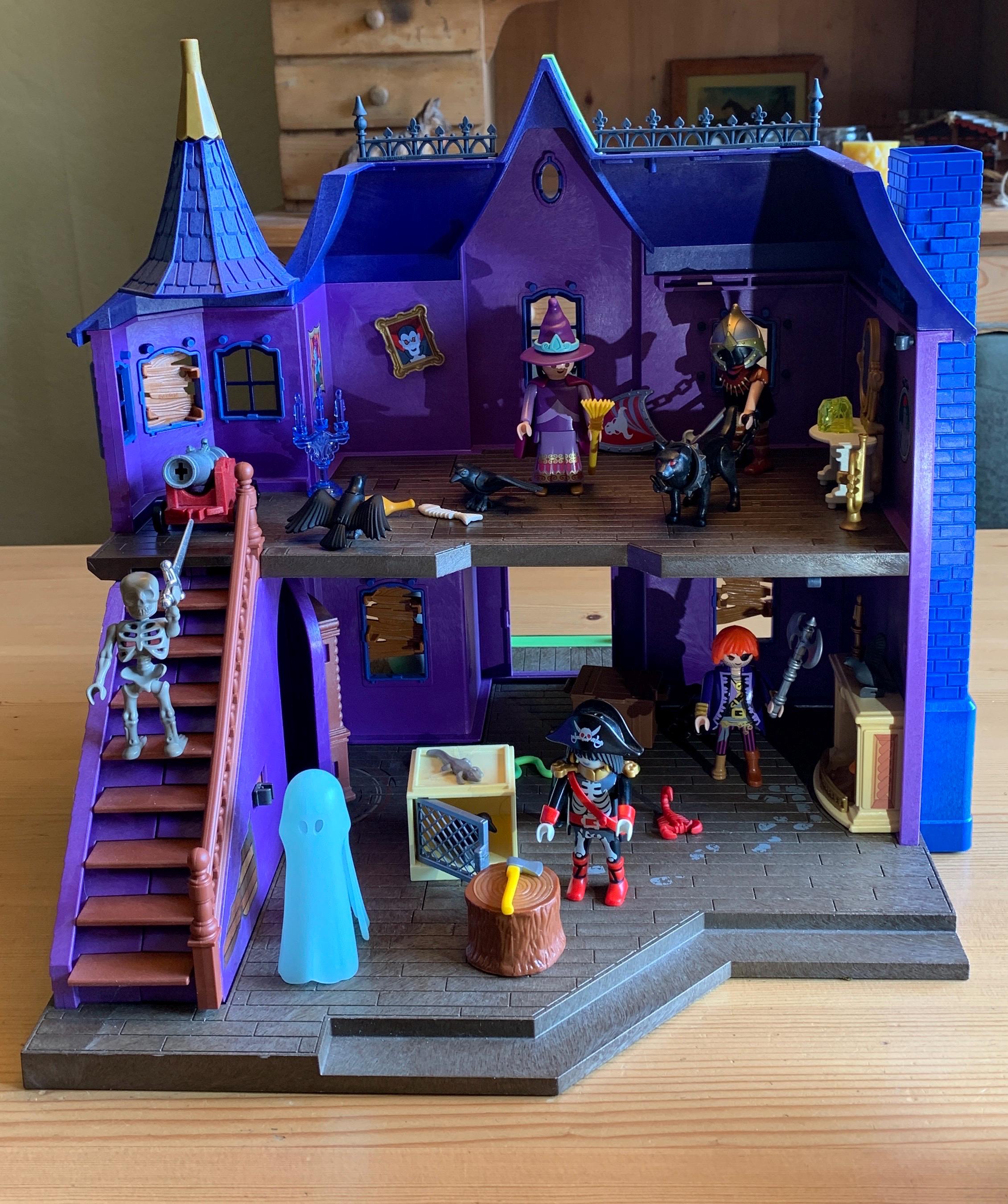 Playmobil Halloween Haunted Mansion Custom Made Decoration
