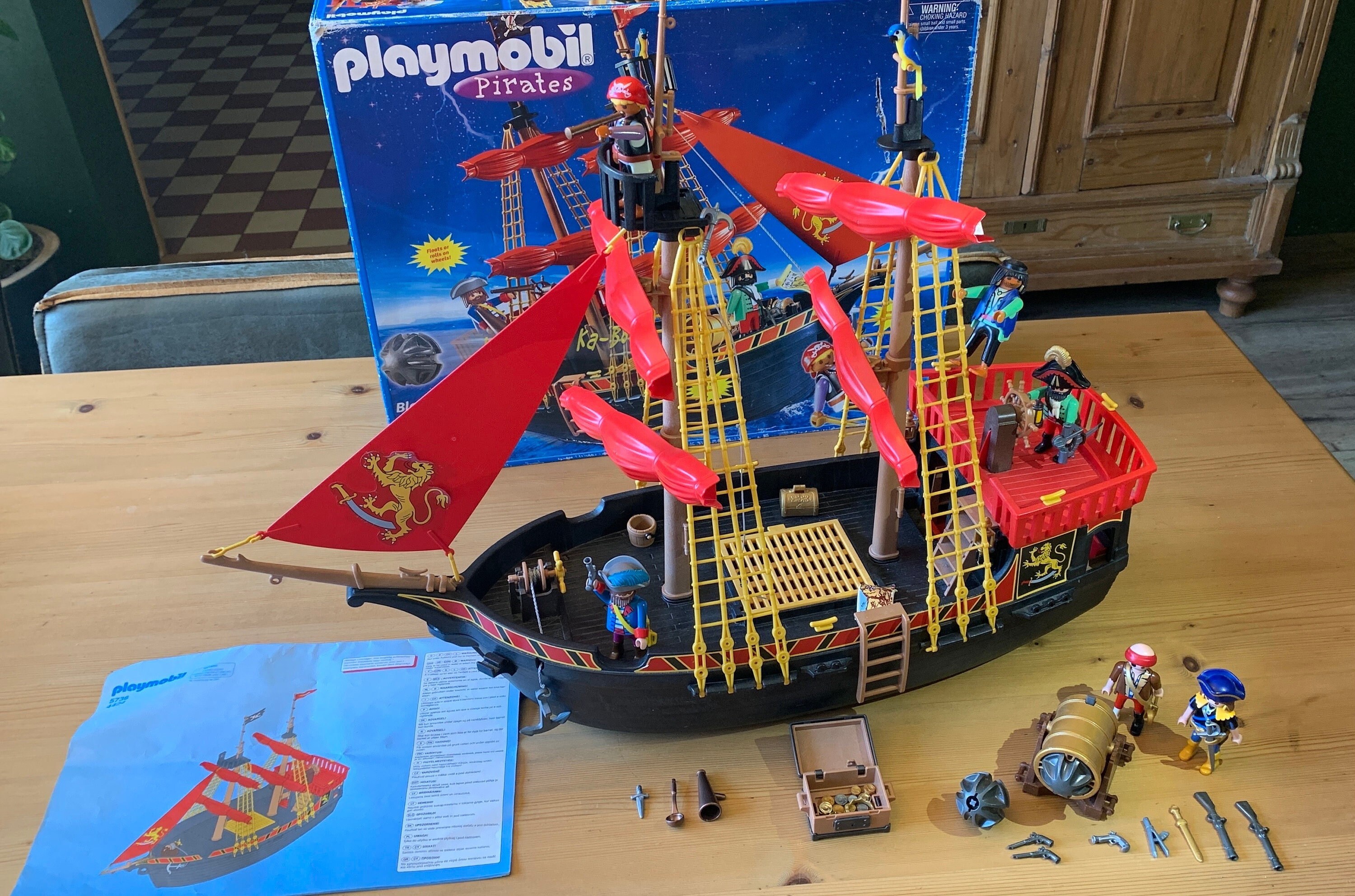 Playmobil 6678 Galeone Dei Pirati Istruzioni Galeone Playmobil