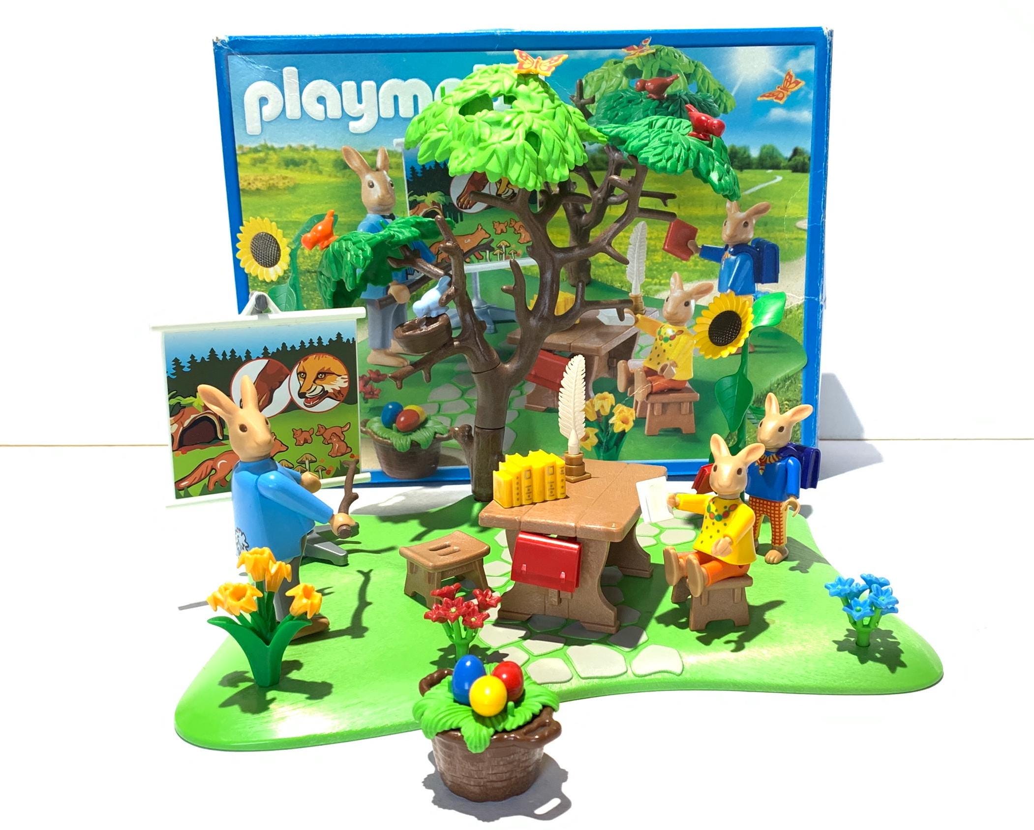 Vintage Easter Playmobil Bunny School | Rare Easter Bunny Set 6173