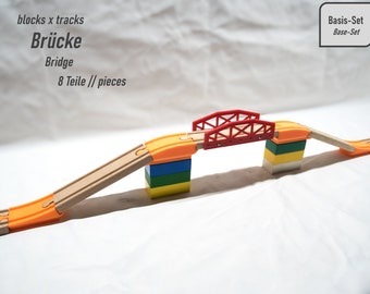 Wooden Railway Adapter - Bridge / Bridge (Basic Set)