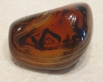 Sardonyx Tumbled Palmstone