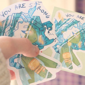 STICKERS Médusa - autocollants -