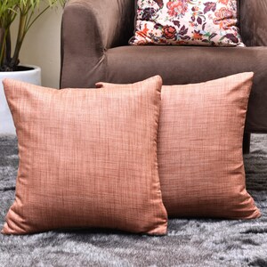 Sofa pillow covers, Solid cushion covers, Solid pillow covers, Silk pillow cover, Throw pillow covers, handmade accent pillow cover set of 2