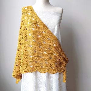 Gold Glitter Evening Shawl: Lightweight Metallic Wedding Wrap