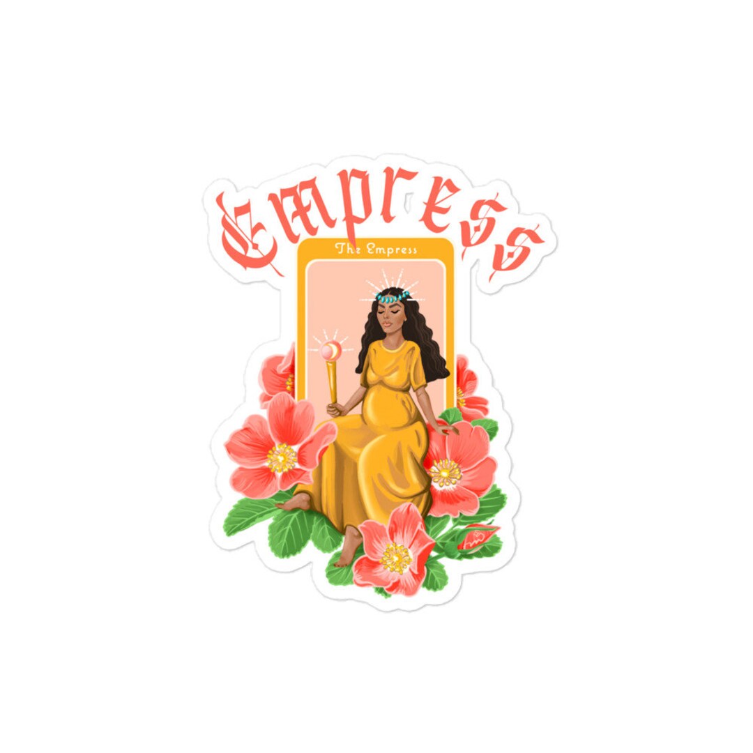 Empress Sticker the Empress Tarot Mystical Stickers Tarot Stickers