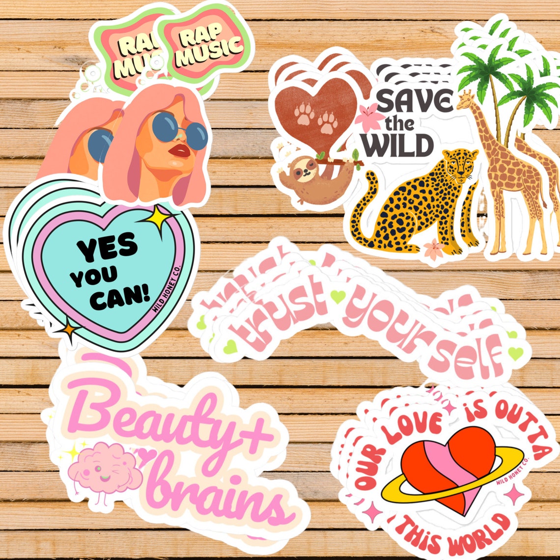 Girl Power Computer Sticker Beauty and Brains Sticker | Girl Power, Laptop Decal | College, Back to ...