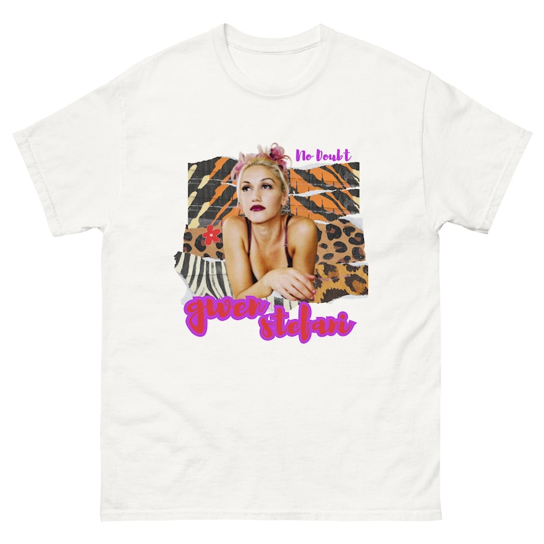 gwen tshirt, gwen stefani shirt, no doubt tshirt, 90s tee, 90s gwen