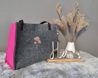 Große Filztasche, Filzshopper, XXL-Shopper, Tasche, Filz
