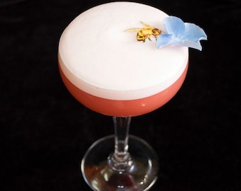 Art comestible Spring Bee, mini décorations de cocktail, garnitures haut de gamme