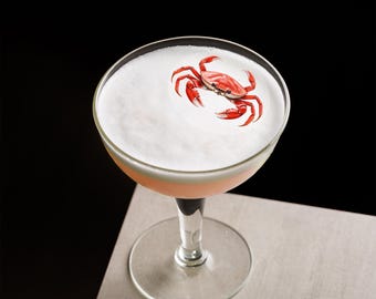 Garnitures pour boissons au crabe pour restaurants de fruits de mer