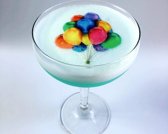 Décorations pour cupcakes et cocktails Ballons d'anniversaire