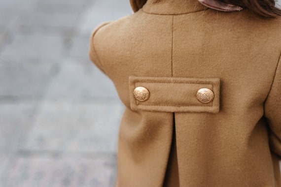 Camel colored cheap wool coat