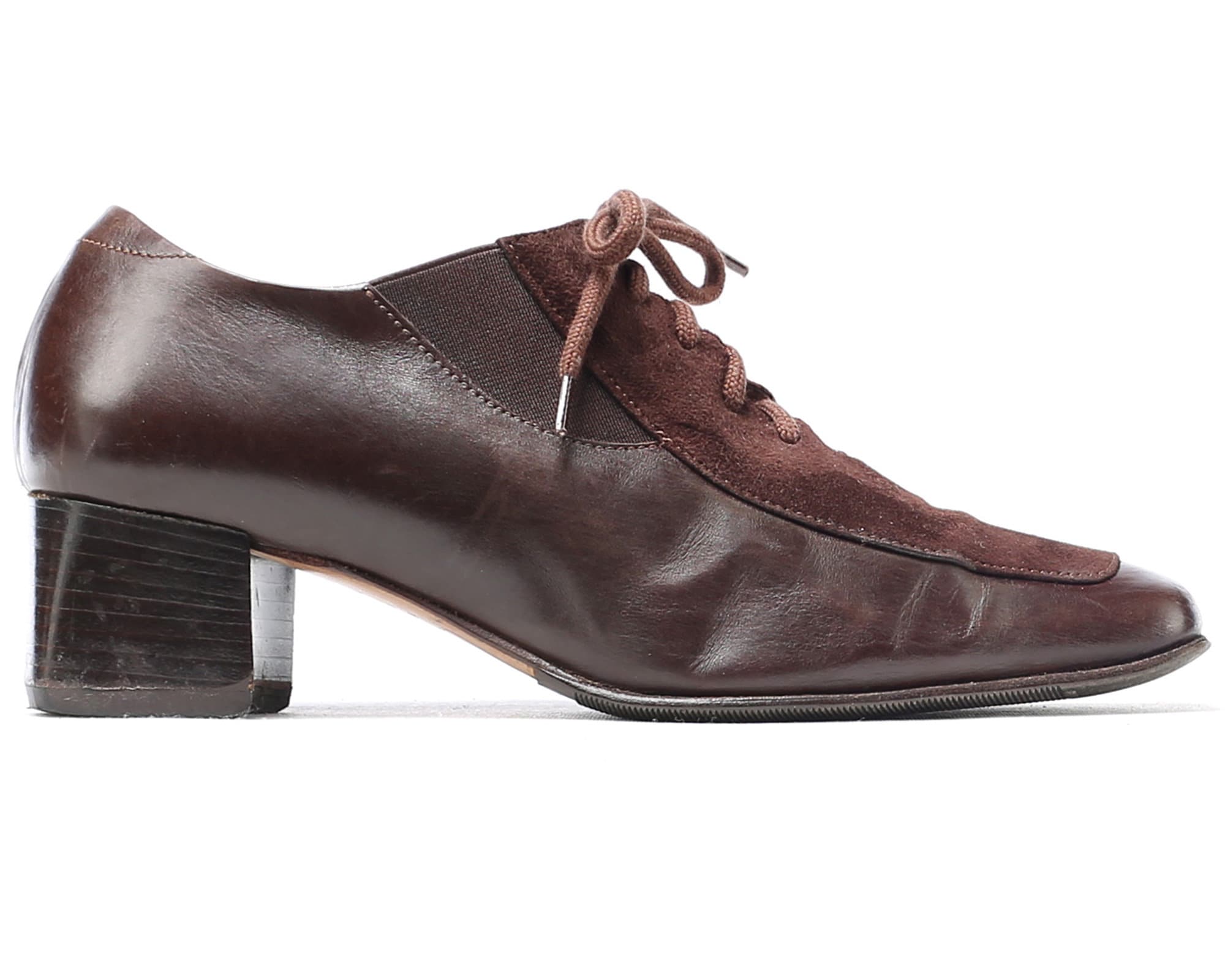 block heel oxfords