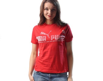 Red white and deals blue puma shirt