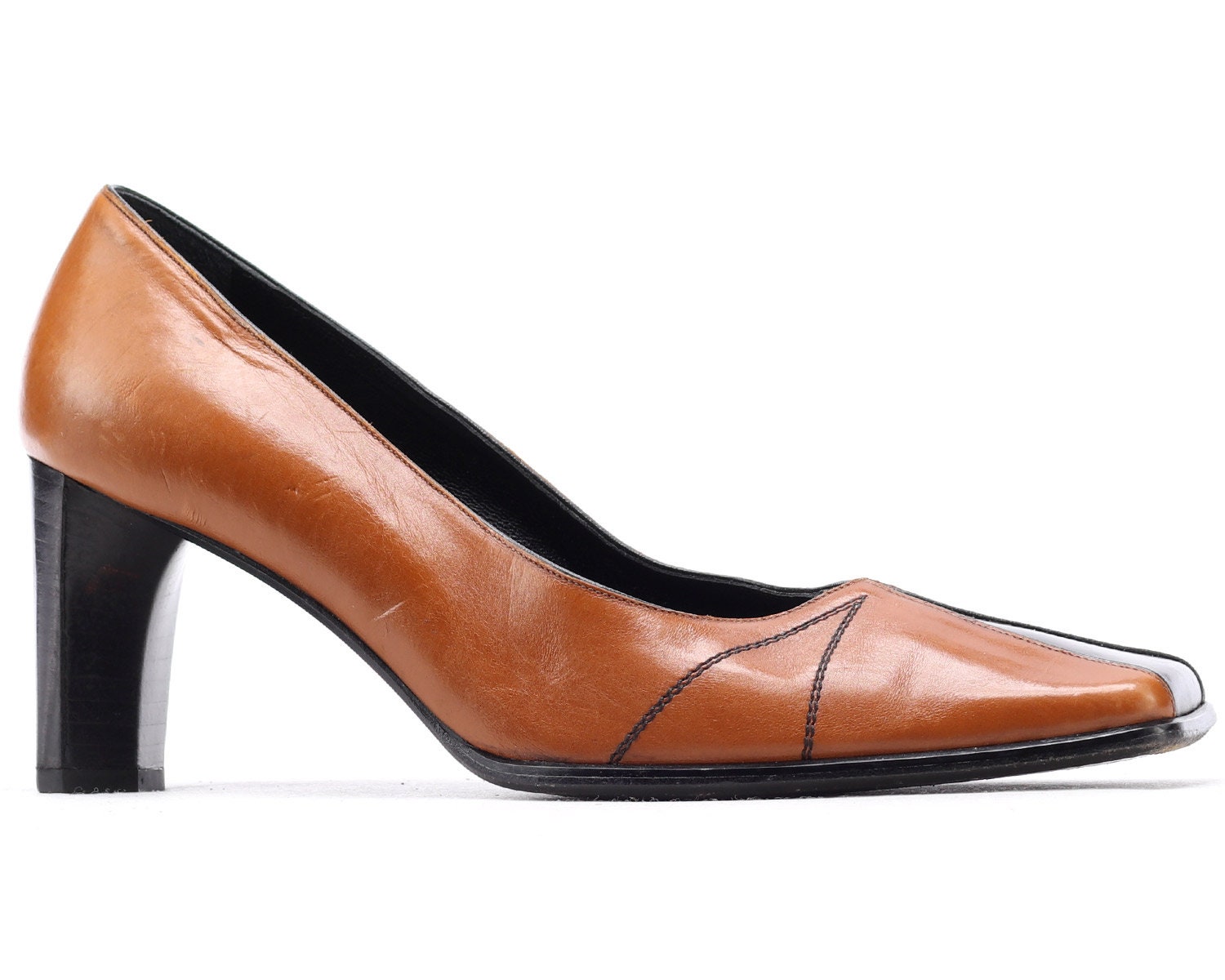 靴 OHOTORO square ballet pumps brown 24.5 靴 OHOTORO square ballet pumps brown 24.5 AMORE. Square Toe