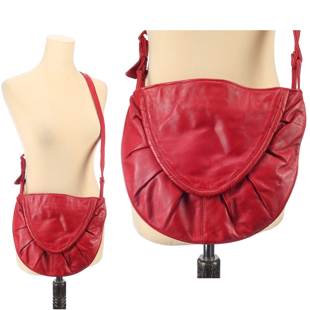 Red Baguette Bag