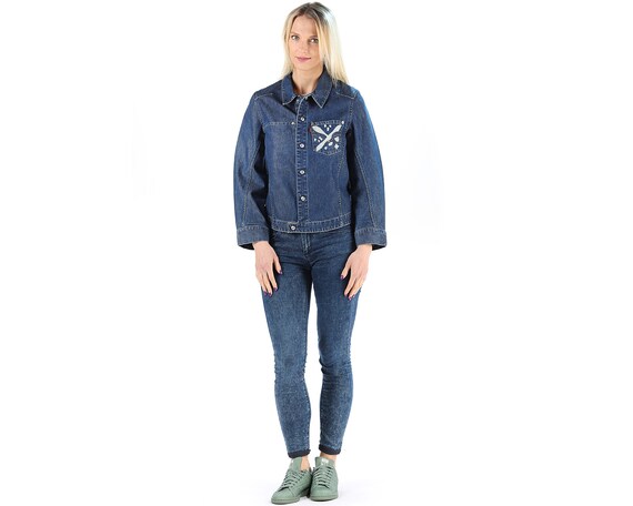 Vintage Y2K Levi’s Girls Engineered Jeans Denim Jacket 12 14 M