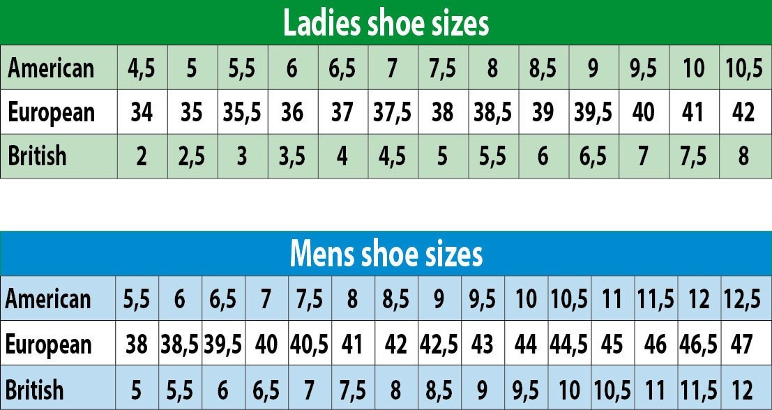 Size 7 ladies shoes to men's deals