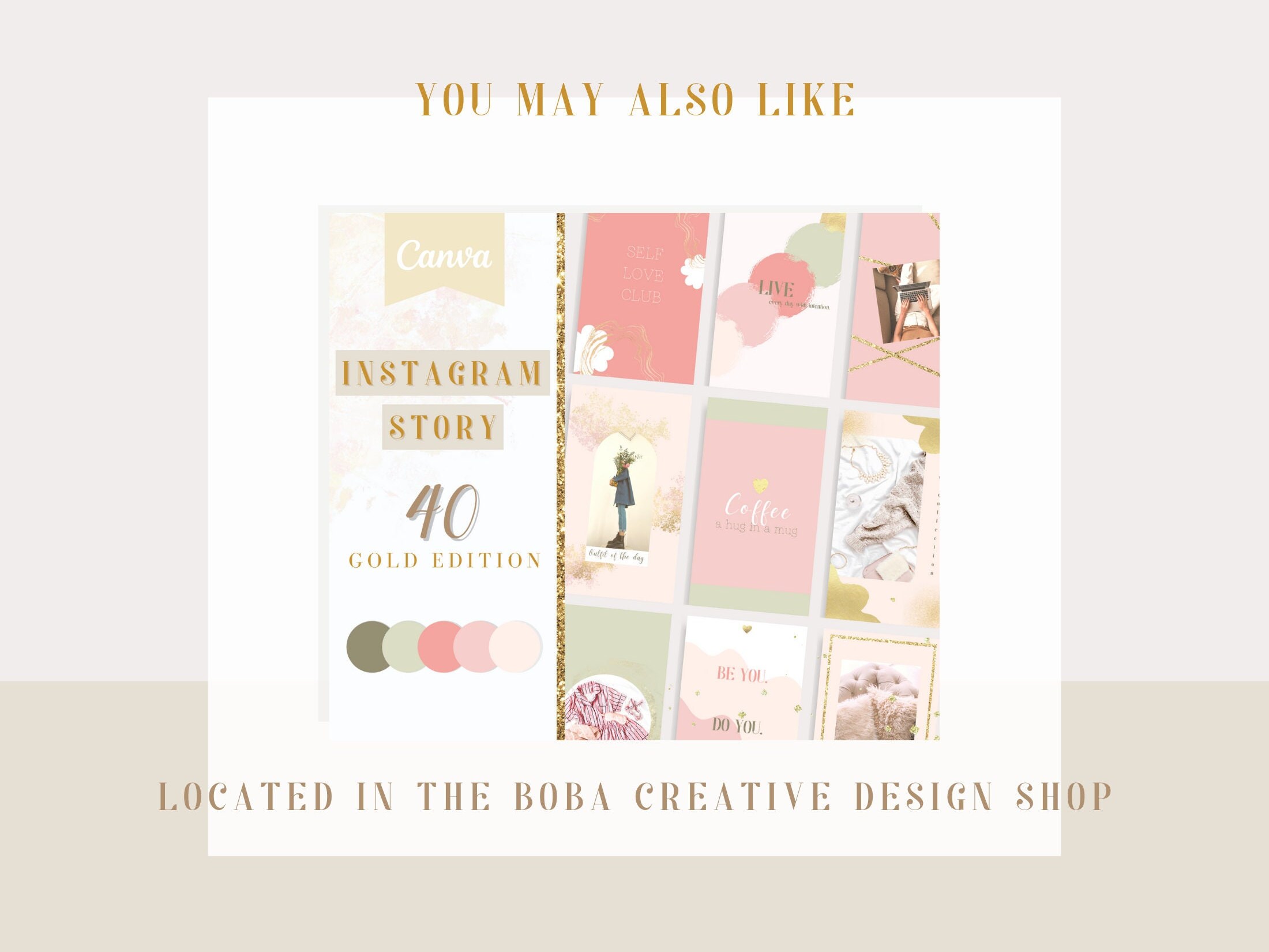 40 Gold Theme Instagram Post Templates | Canva Templates | Social Media ...