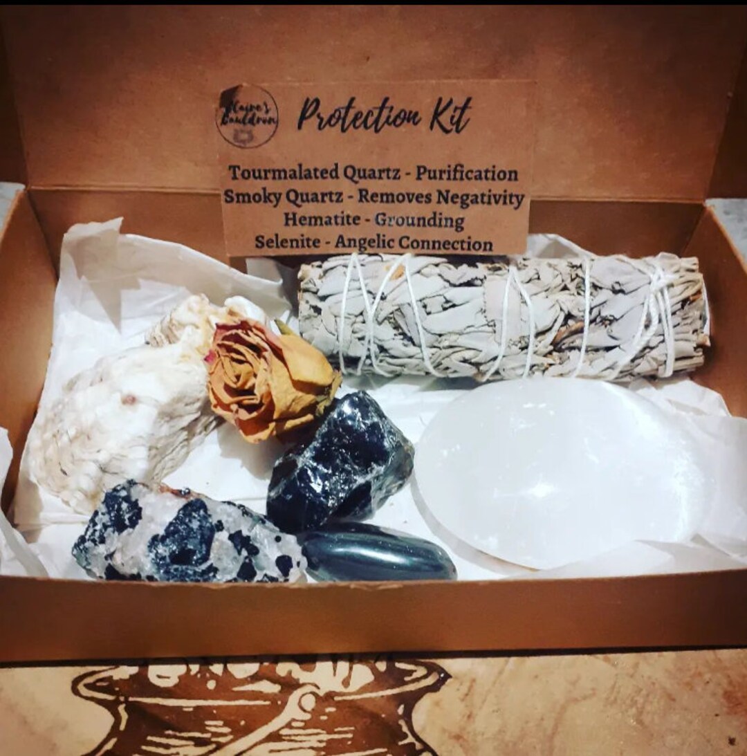 Protection Crystal Set Protection Crystal Gift Set - Etsy
