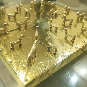 Bagh Chal, Traditional Nepalese Tiger And Goat Board Game, Ancient Game Of Nepal