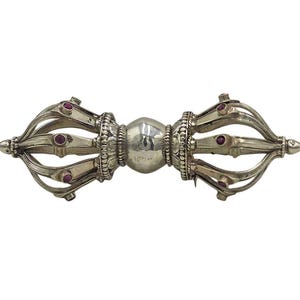 2-Inch Dorje, Vajra Of Silver