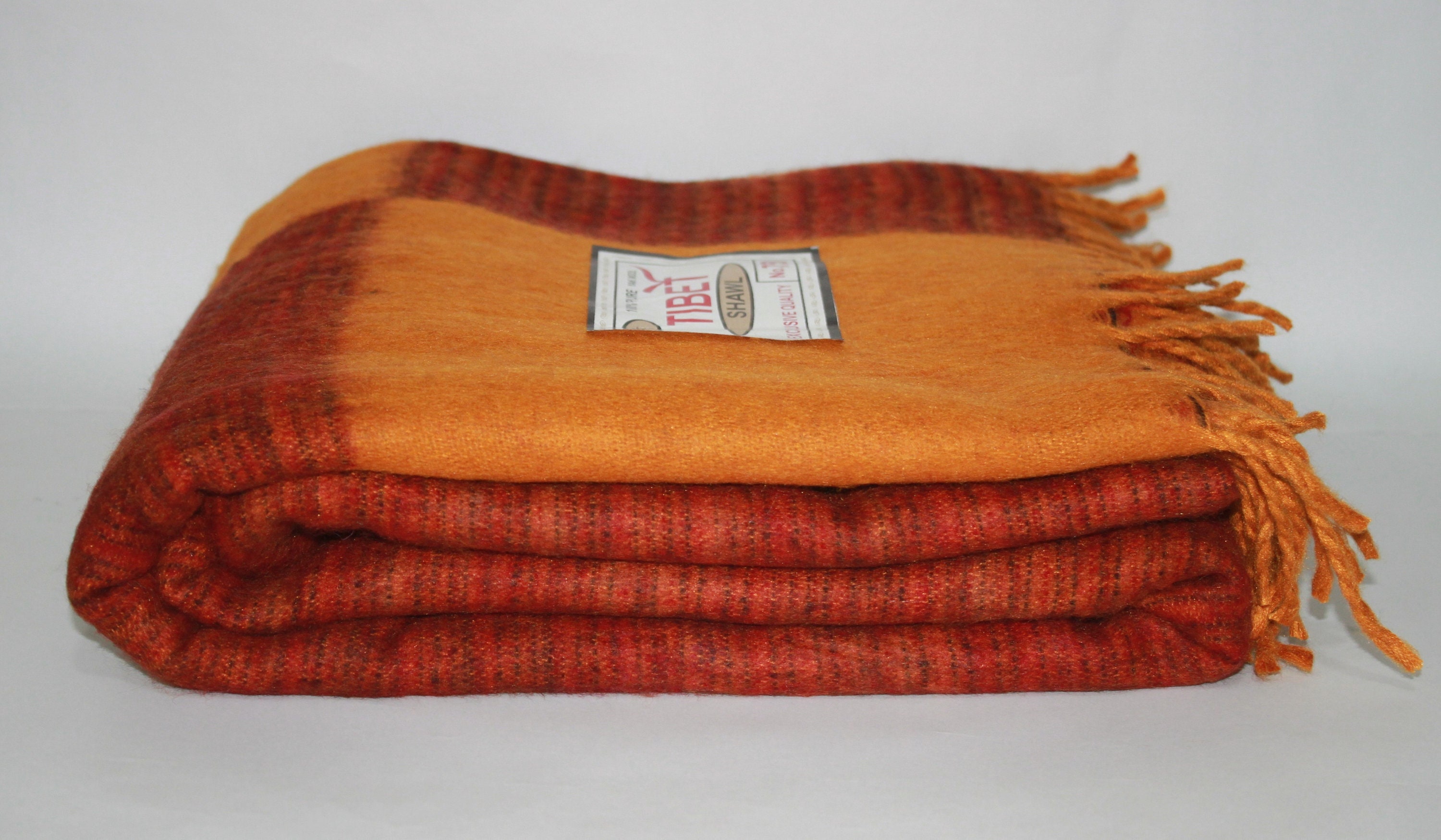 Traditional Tibetan Yak Wool Oversized Blankets Wrap Couch Etsy