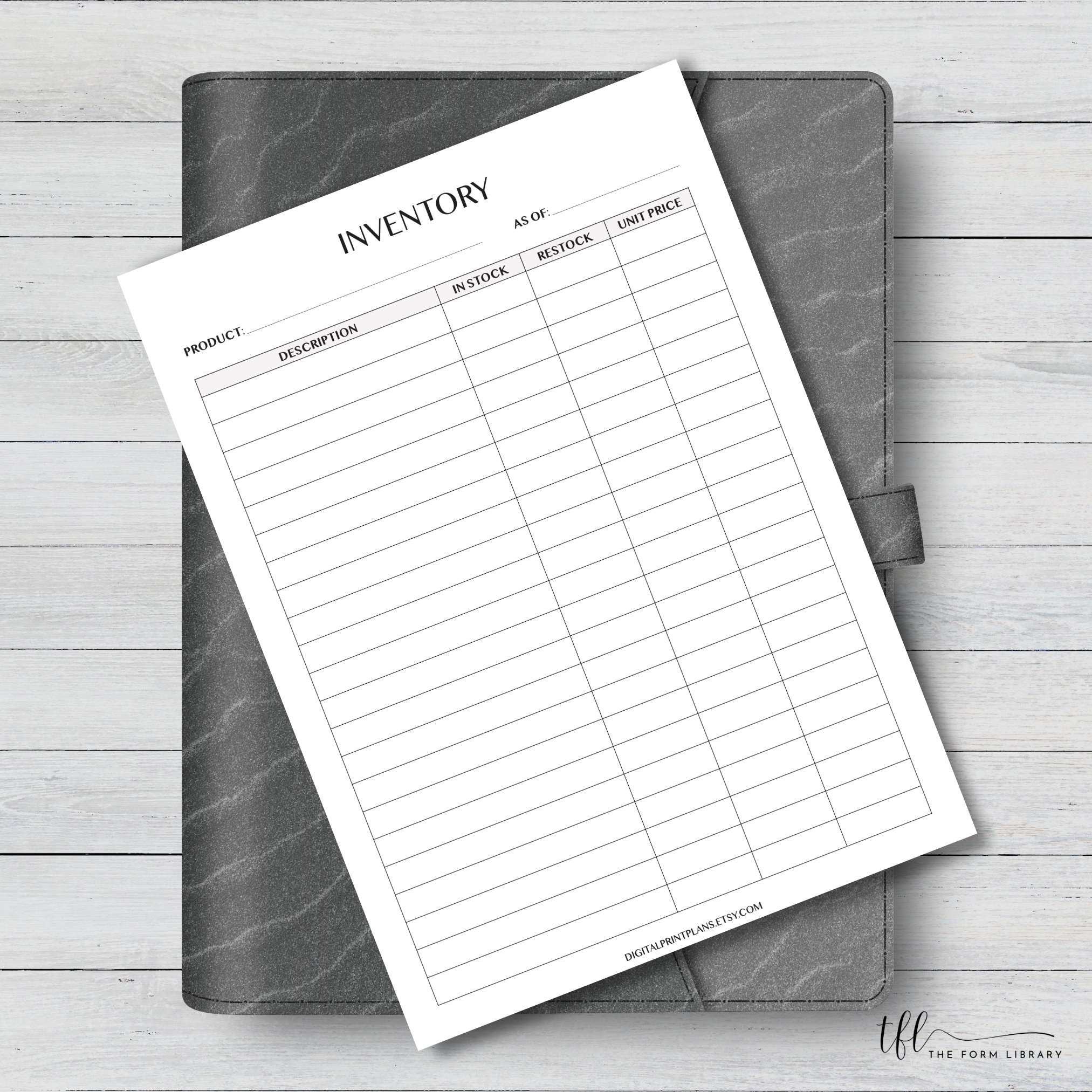 Printable Inventory Management Tracker | Small Business (PDF) - Etsy